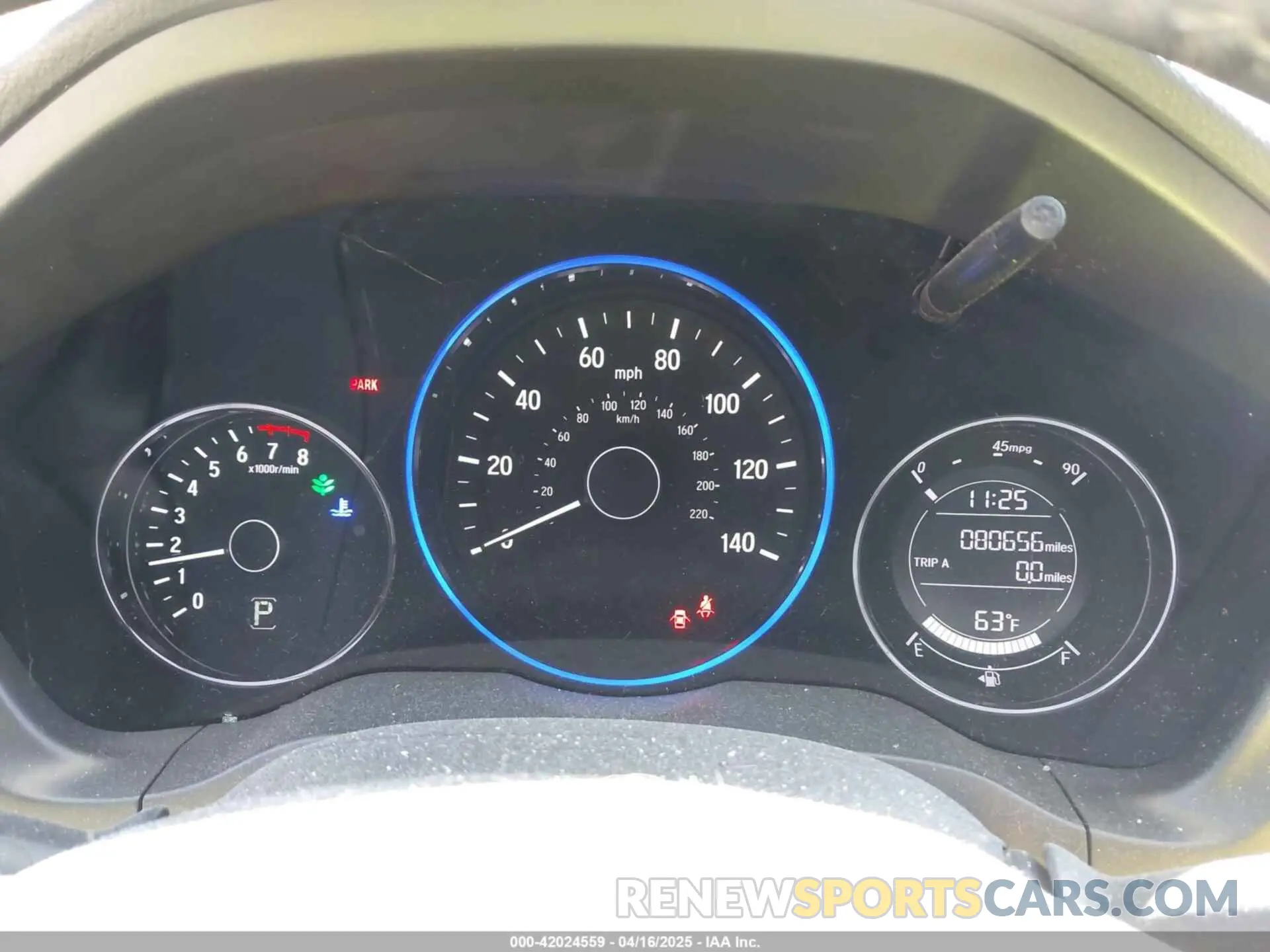 7 fotografías del automóvil dañado 3CZRU5H14KG716026 HONDA HR-V 2019