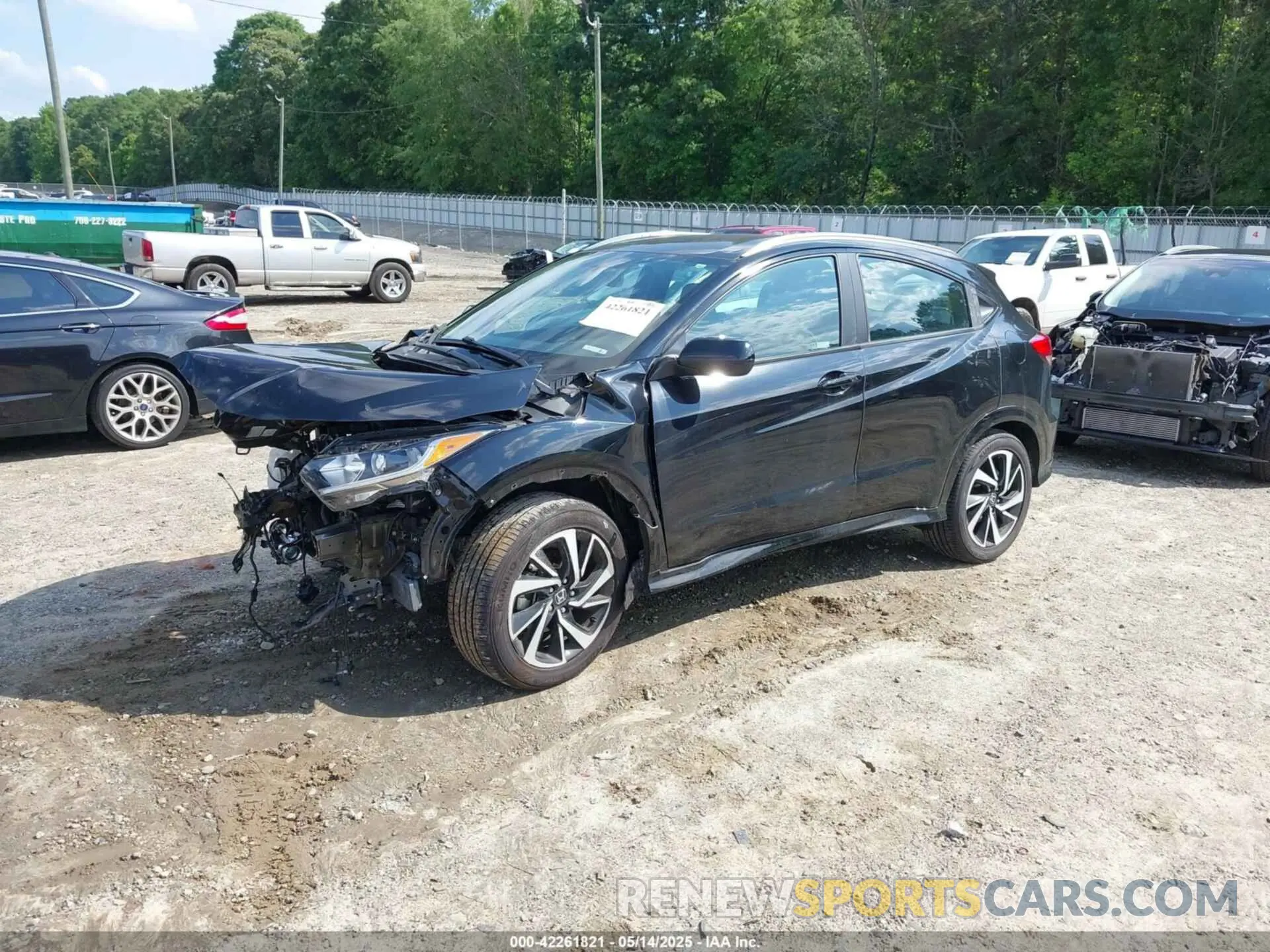 2 fotografías del automóvil dañado 3CZRU5H14KM723477 HONDA HR-V 2019
