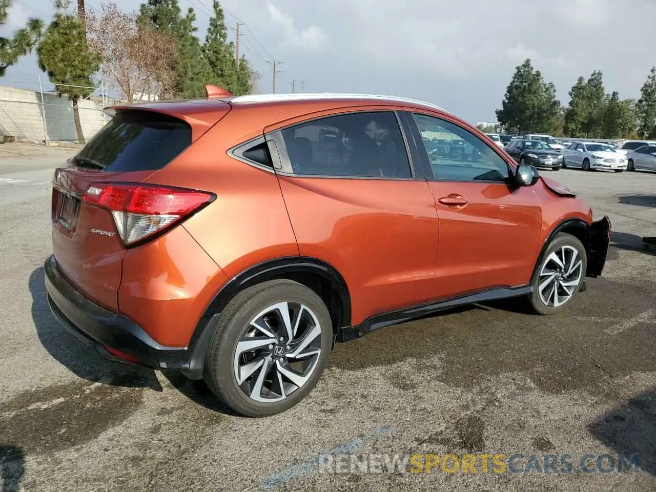 3 fotografías del automóvil dañado 3CZRU5H15KG702782 HONDA HR-V 2019