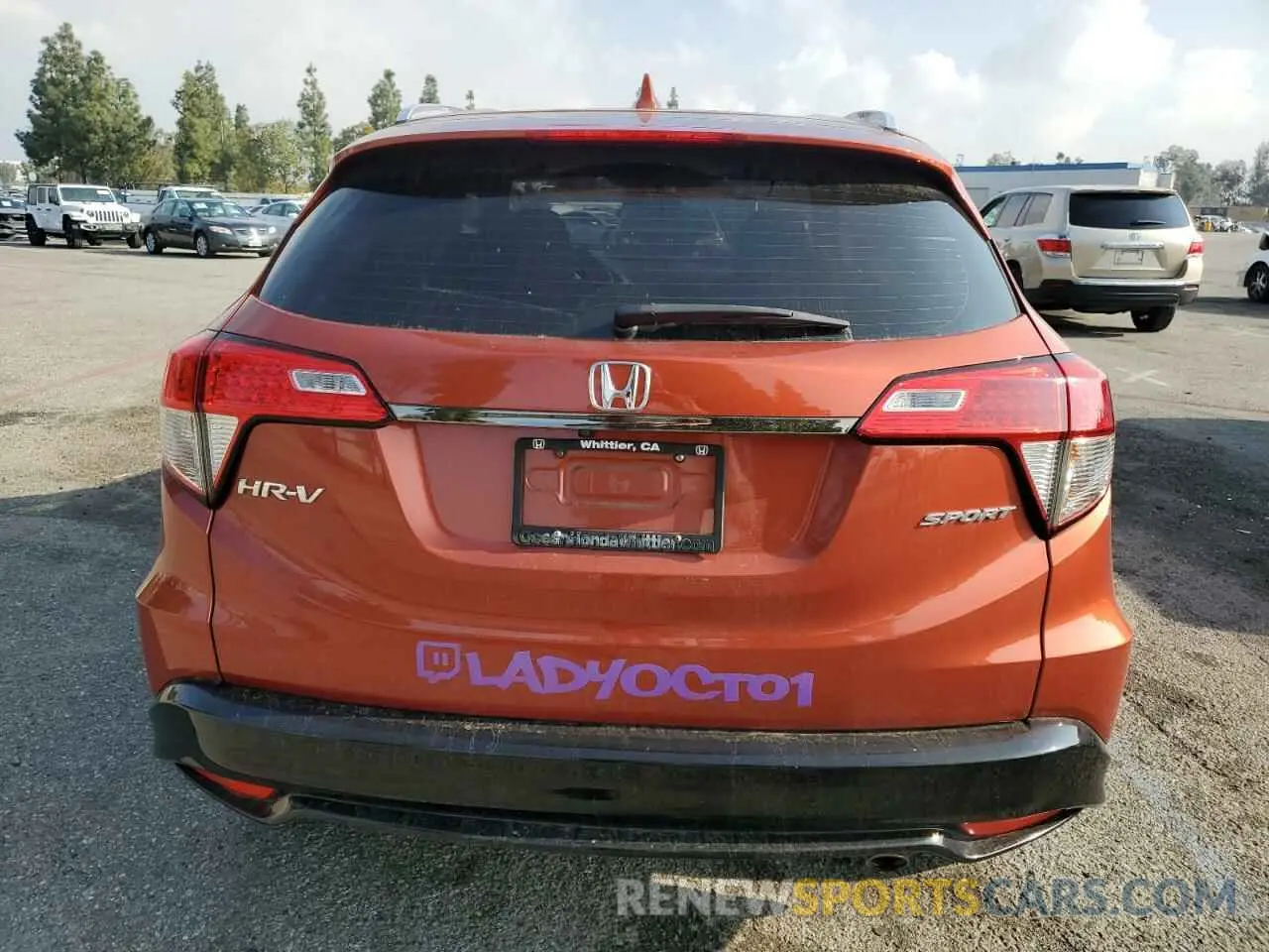 6 fotografías del automóvil dañado 3CZRU5H15KG702782 HONDA HR-V 2019