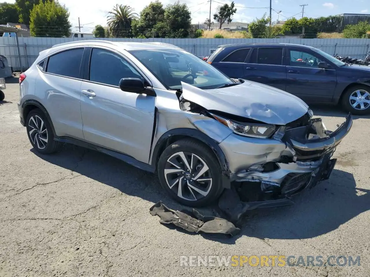 4 fotografías del automóvil dañado 3CZRU5H16KG713015 HONDA HR-V 2019