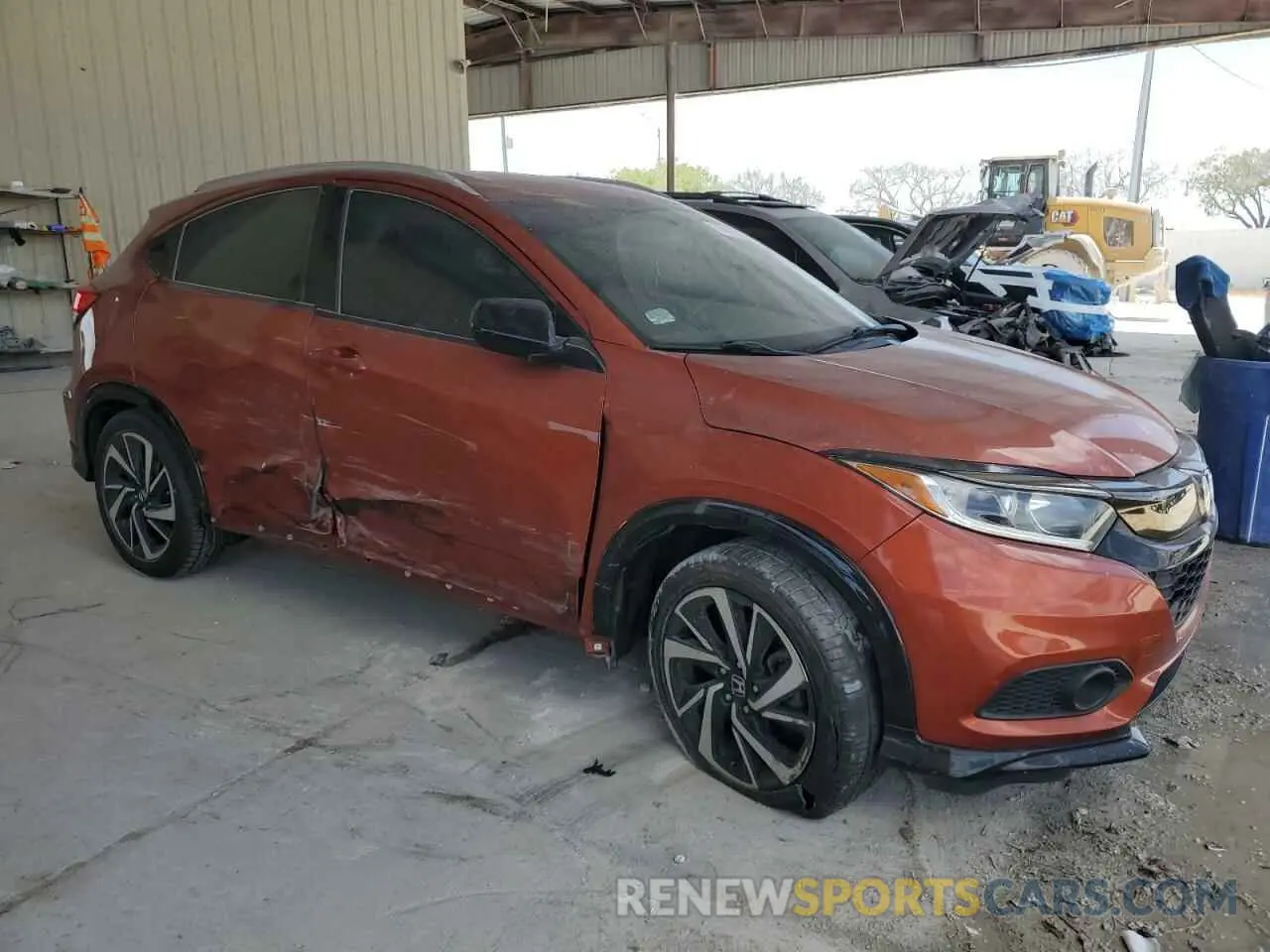 4 fotografías del automóvil dañado 3CZRU5H18KG701772 HONDA HR-V 2019