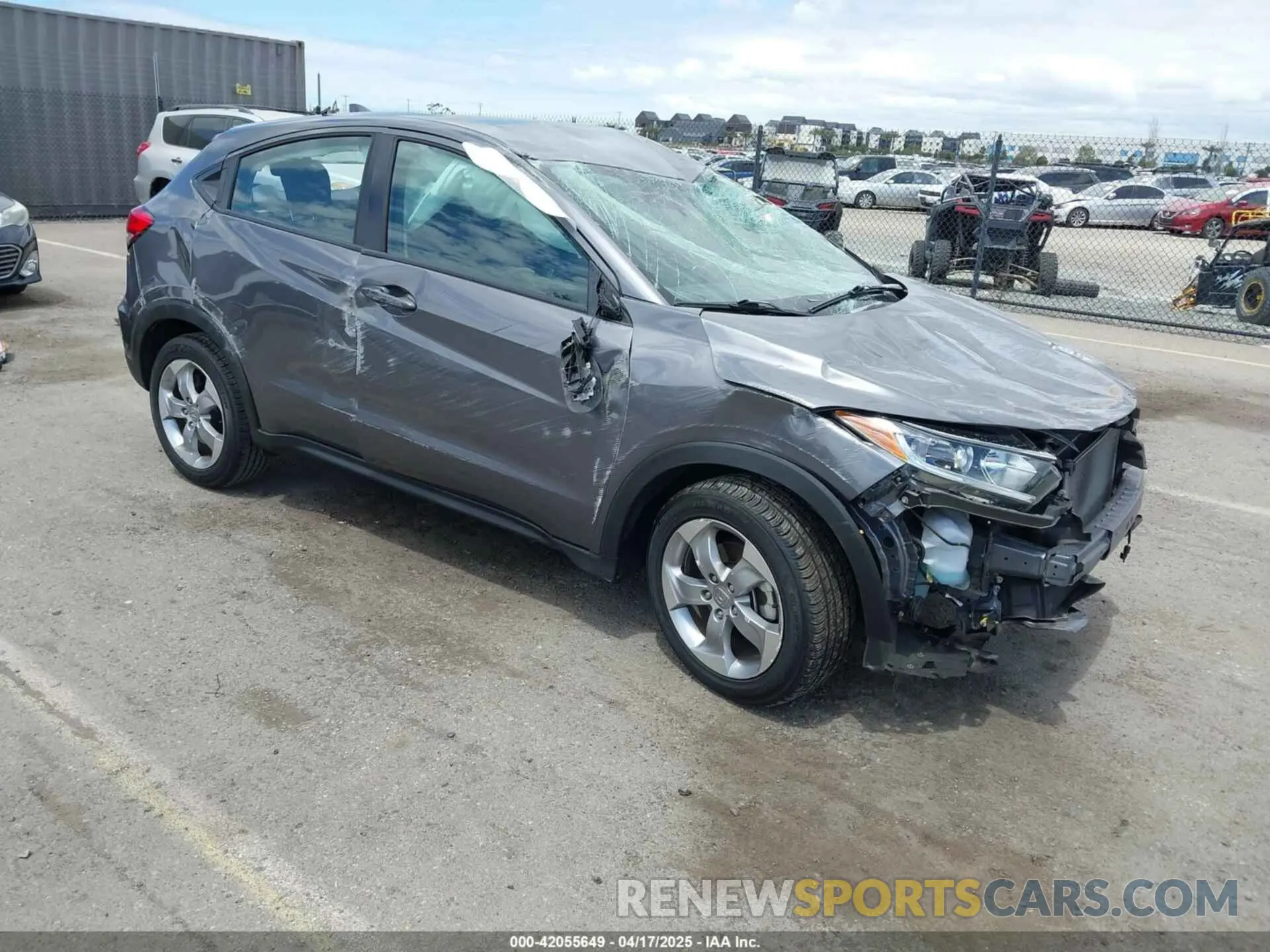 1 fotografías del automóvil dañado 3CZRU5H33KG714592 HONDA HR-V 2019