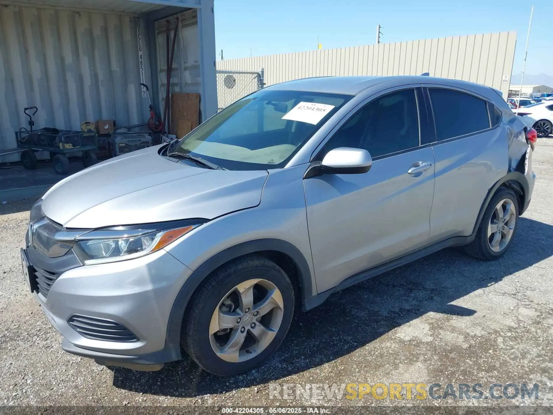 2 fotografías del automóvil dañado 3CZRU5H33KG714687 HONDA HR-V 2019