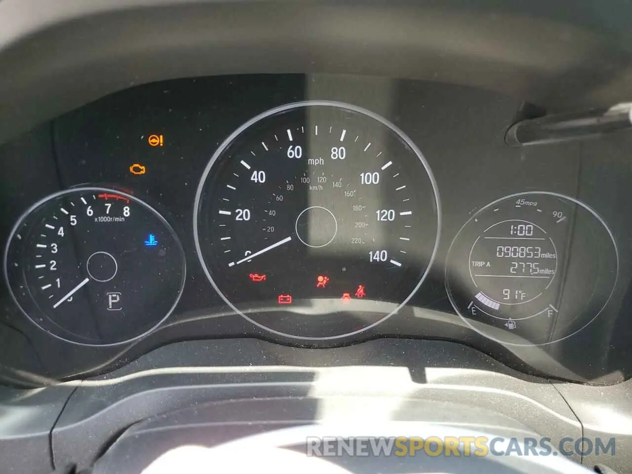 9 fotografías del automóvil dañado 3CZRU5H34KG706405 HONDA HR-V 2019