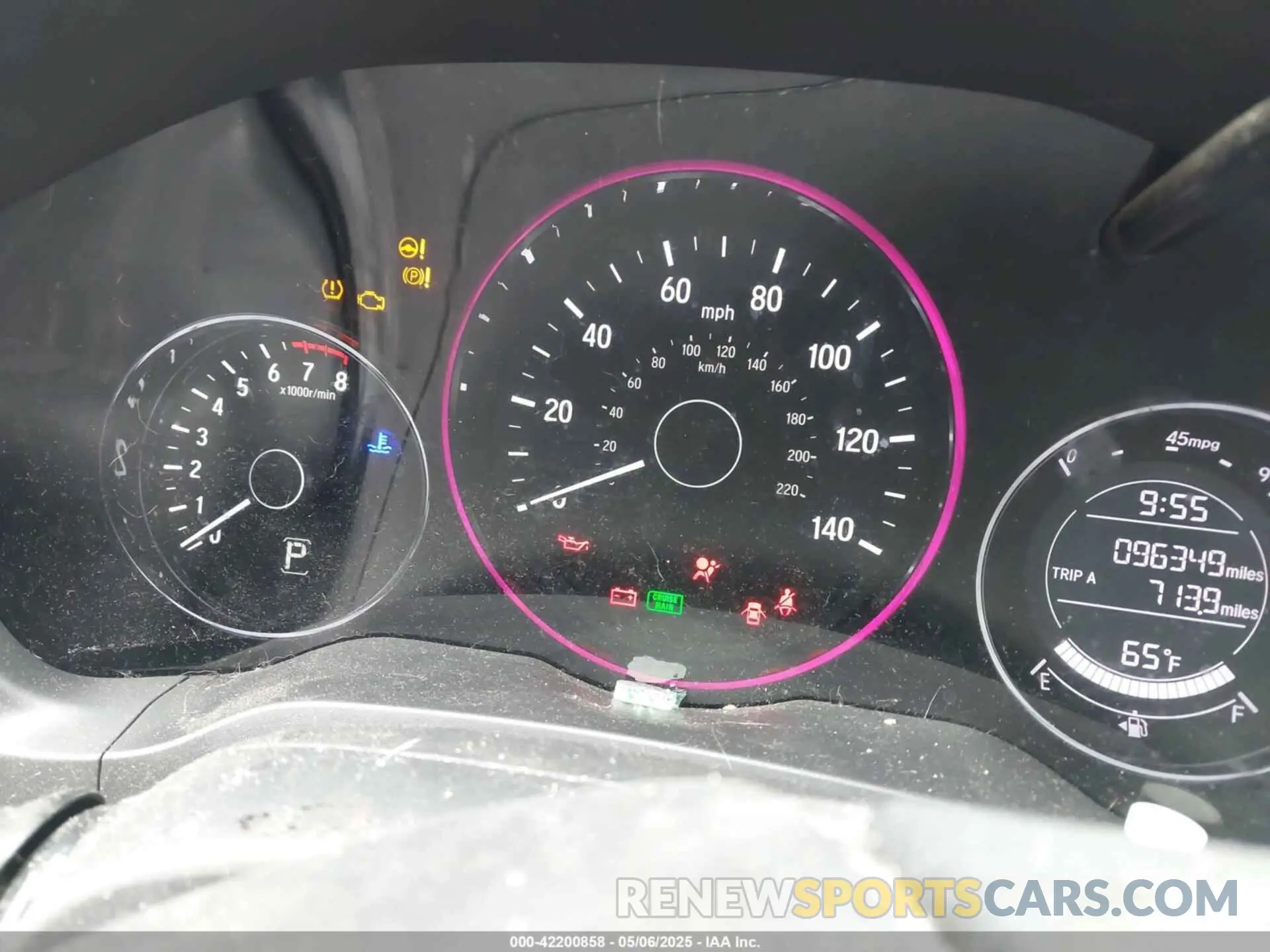 7 fotografías del automóvil dañado 3CZRU5H34KG712351 HONDA HR-V 2019