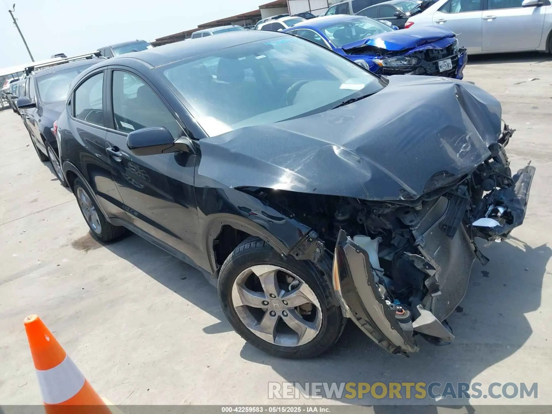 1 fotografías del automóvil dañado 3CZRU5H34KG713872 HONDA HR-V 2019