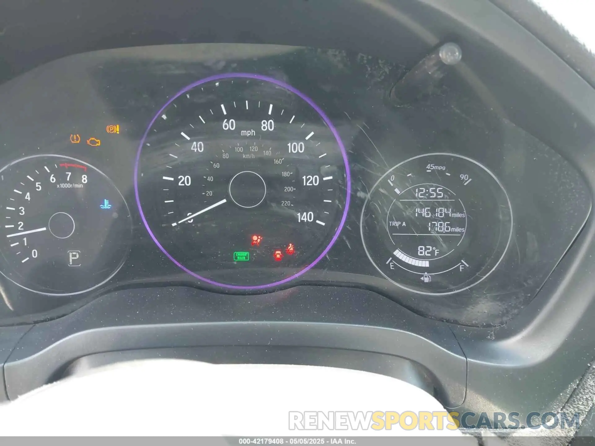 7 fotografías del automóvil dañado 3CZRU5H35KM720010 HONDA HR-V 2019