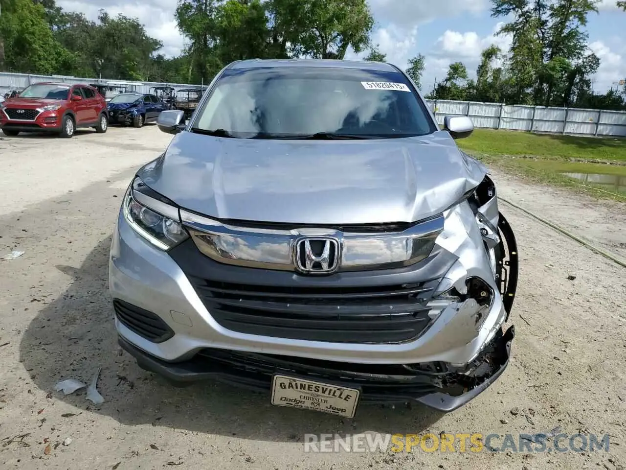 5 fotografías del automóvil dañado 3CZRU5H36KM719822 HONDA HR-V 2019