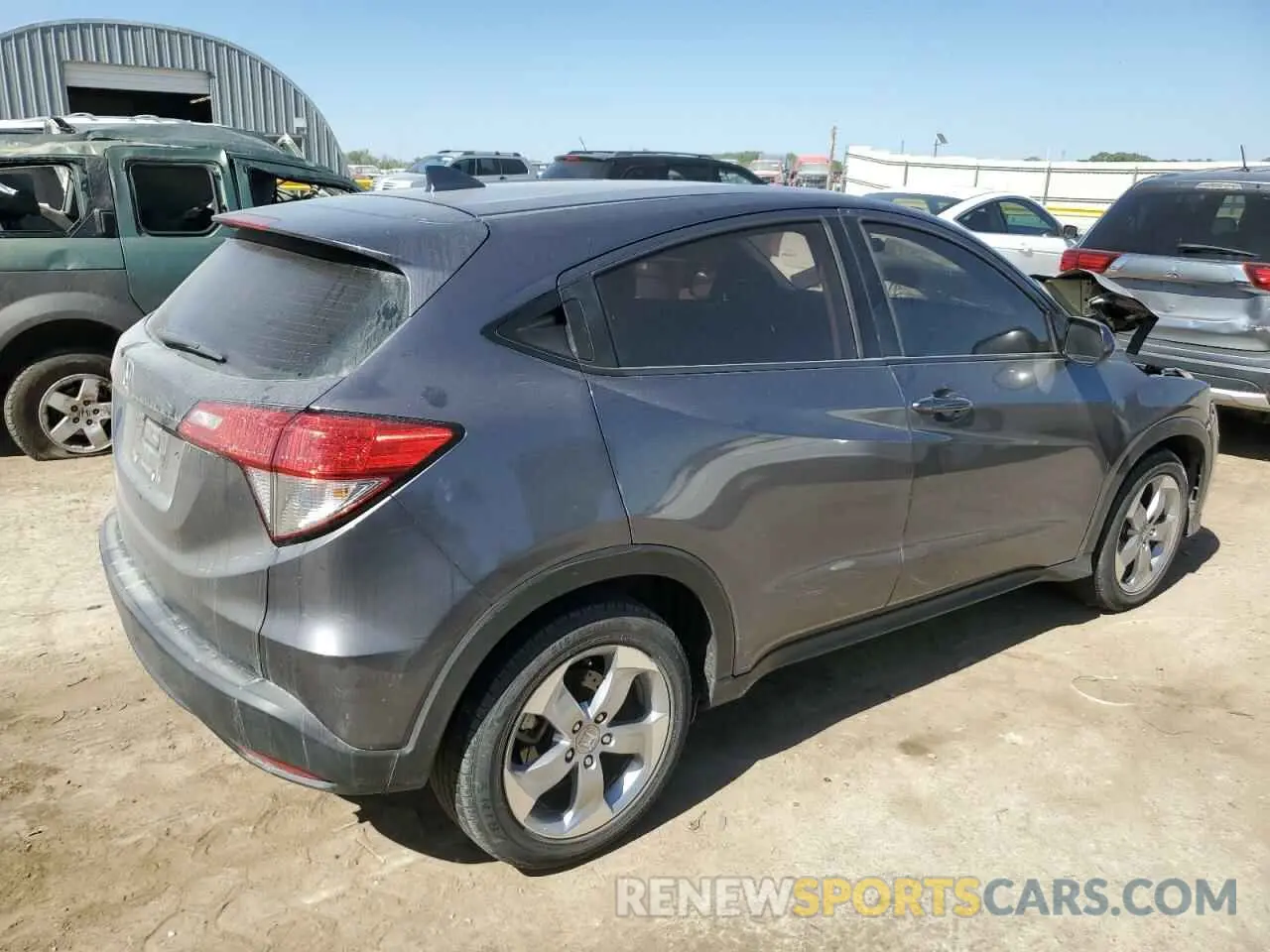 3 fotografías del automóvil dañado 3CZRU5H37KM720459 HONDA HR-V 2019