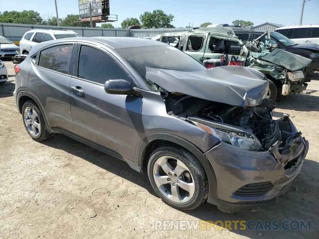 4 fotografías del automóvil dañado 3CZRU5H37KM720459 HONDA HR-V 2019
