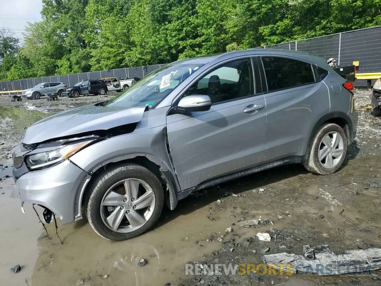 1 fotografías del automóvil dañado 3CZRU5H50KM707344 HONDA HR-V 2019