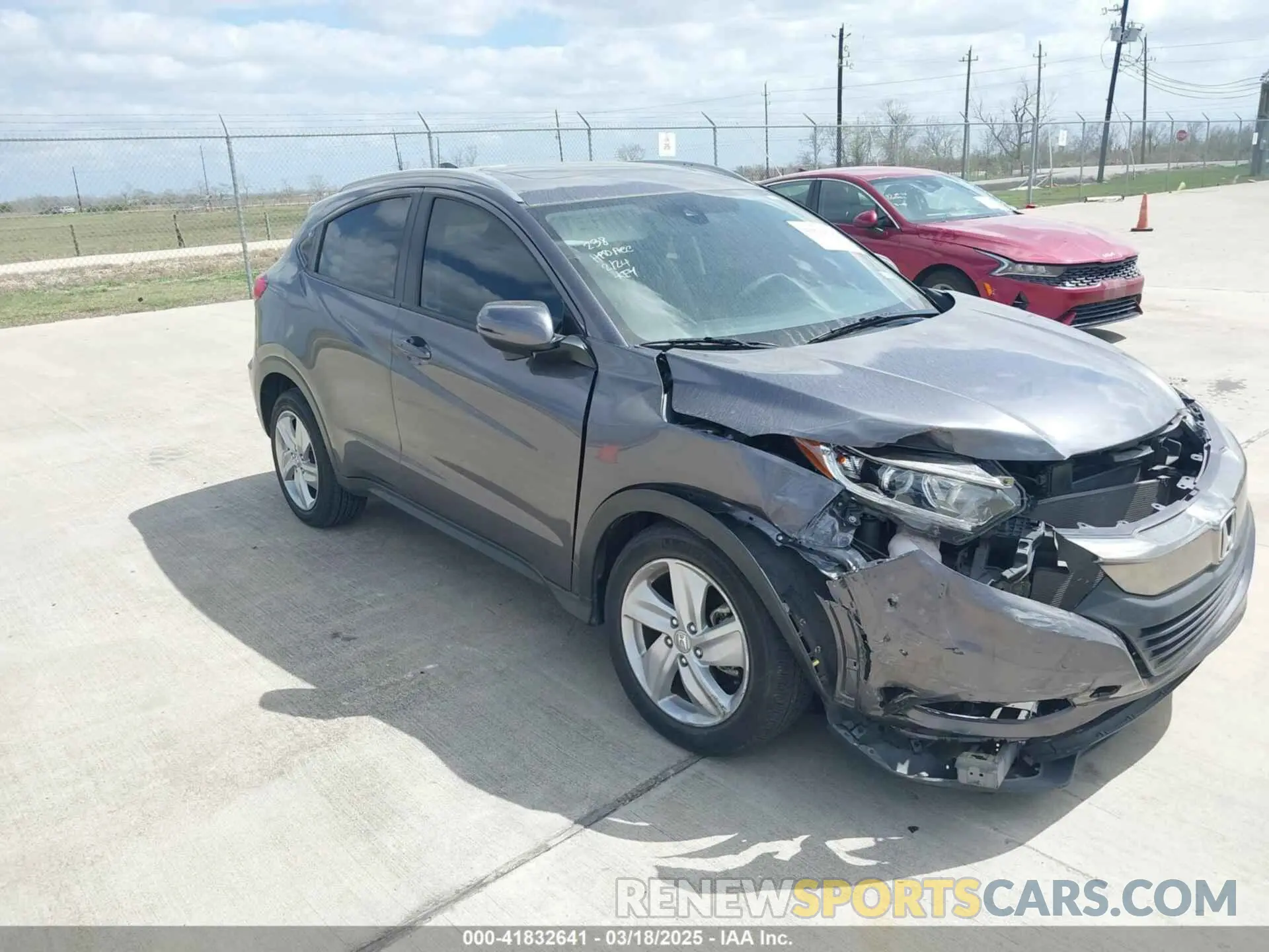 1 fotografías del automóvil dañado 3CZRU5H51KM712049 HONDA HR-V 2019
