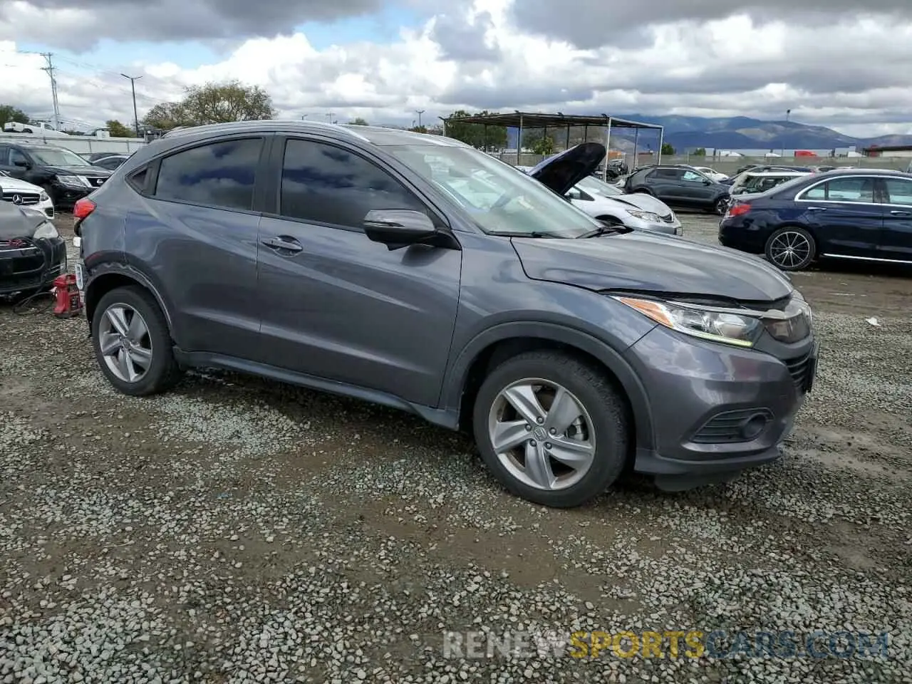 4 fotografías del automóvil dañado 3CZRU5H51KM729515 HONDA HR-V 2019