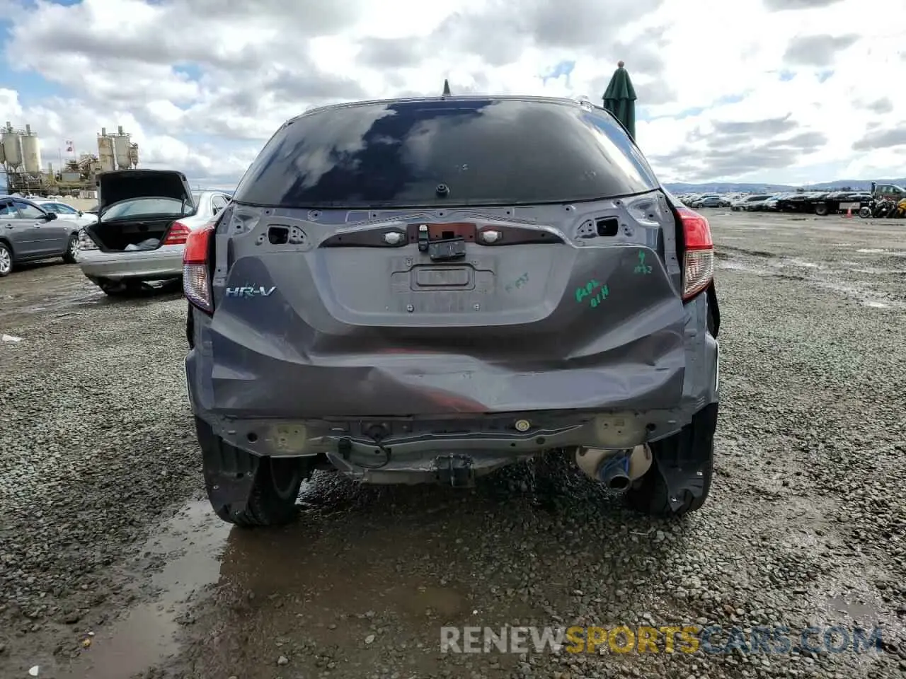 6 fotografías del automóvil dañado 3CZRU5H51KM729515 HONDA HR-V 2019