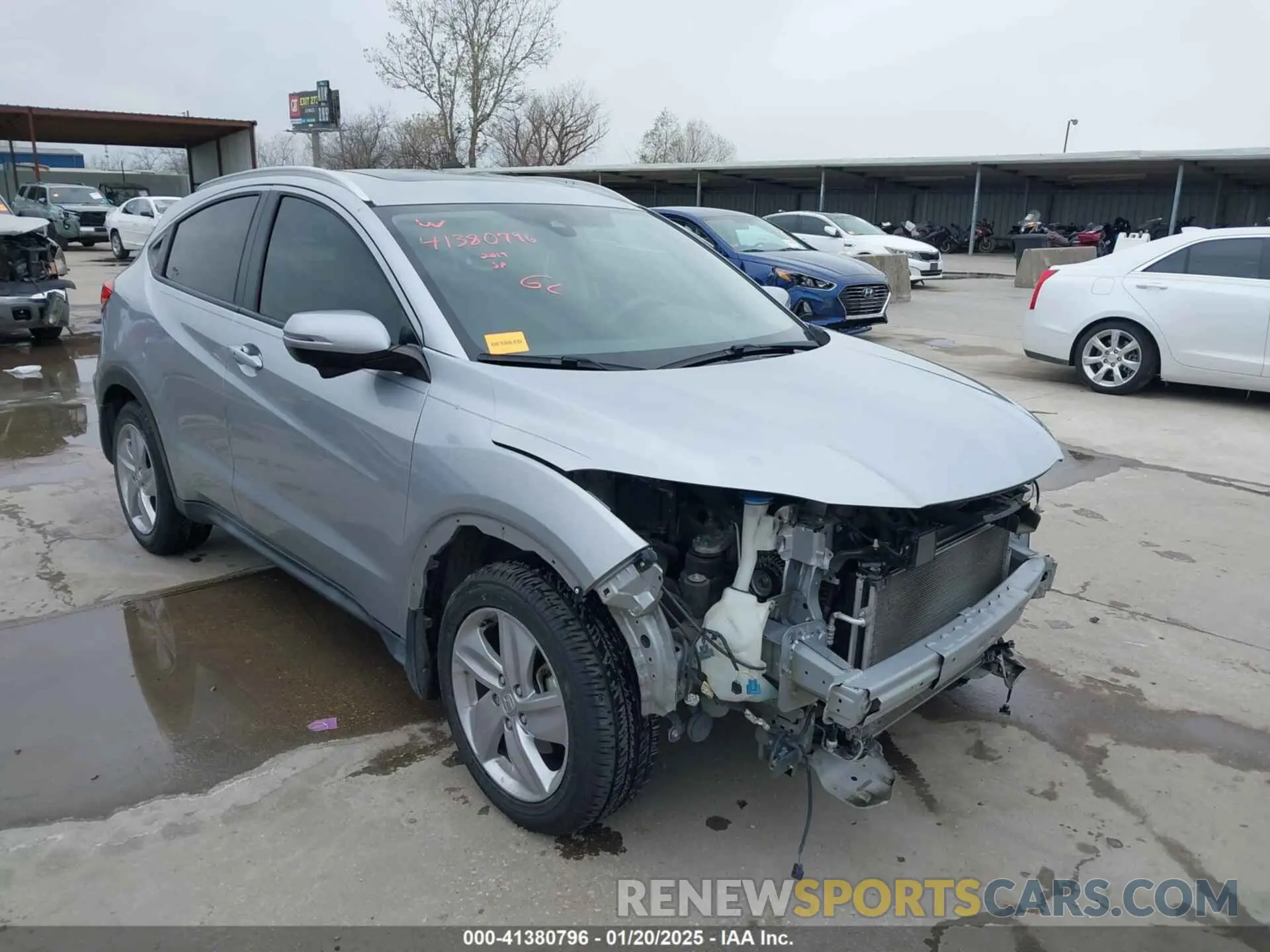 1 fotografías del automóvil dañado 3CZRU5H52KM710620 HONDA HR-V 2019