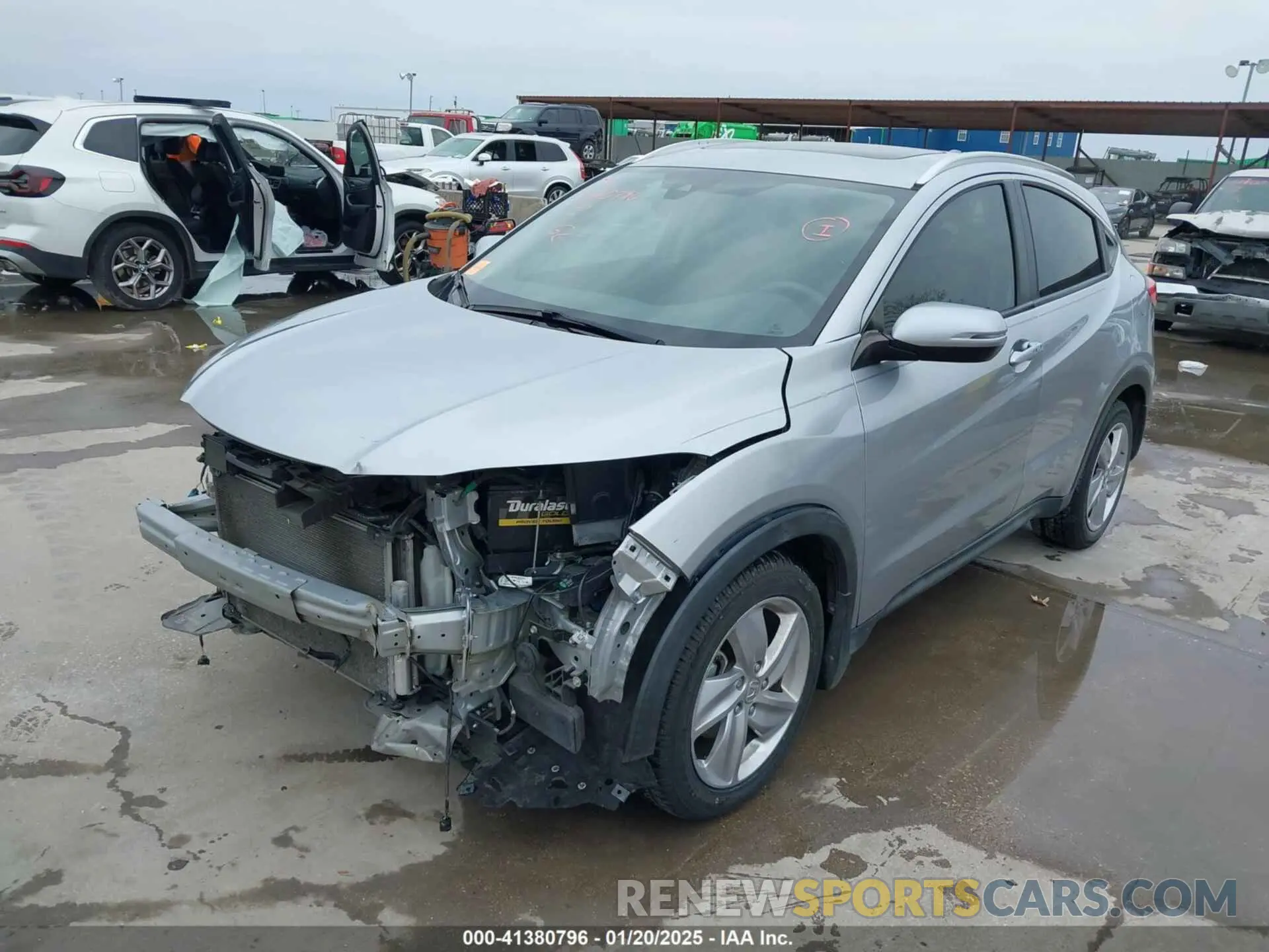 2 fotografías del automóvil dañado 3CZRU5H52KM710620 HONDA HR-V 2019