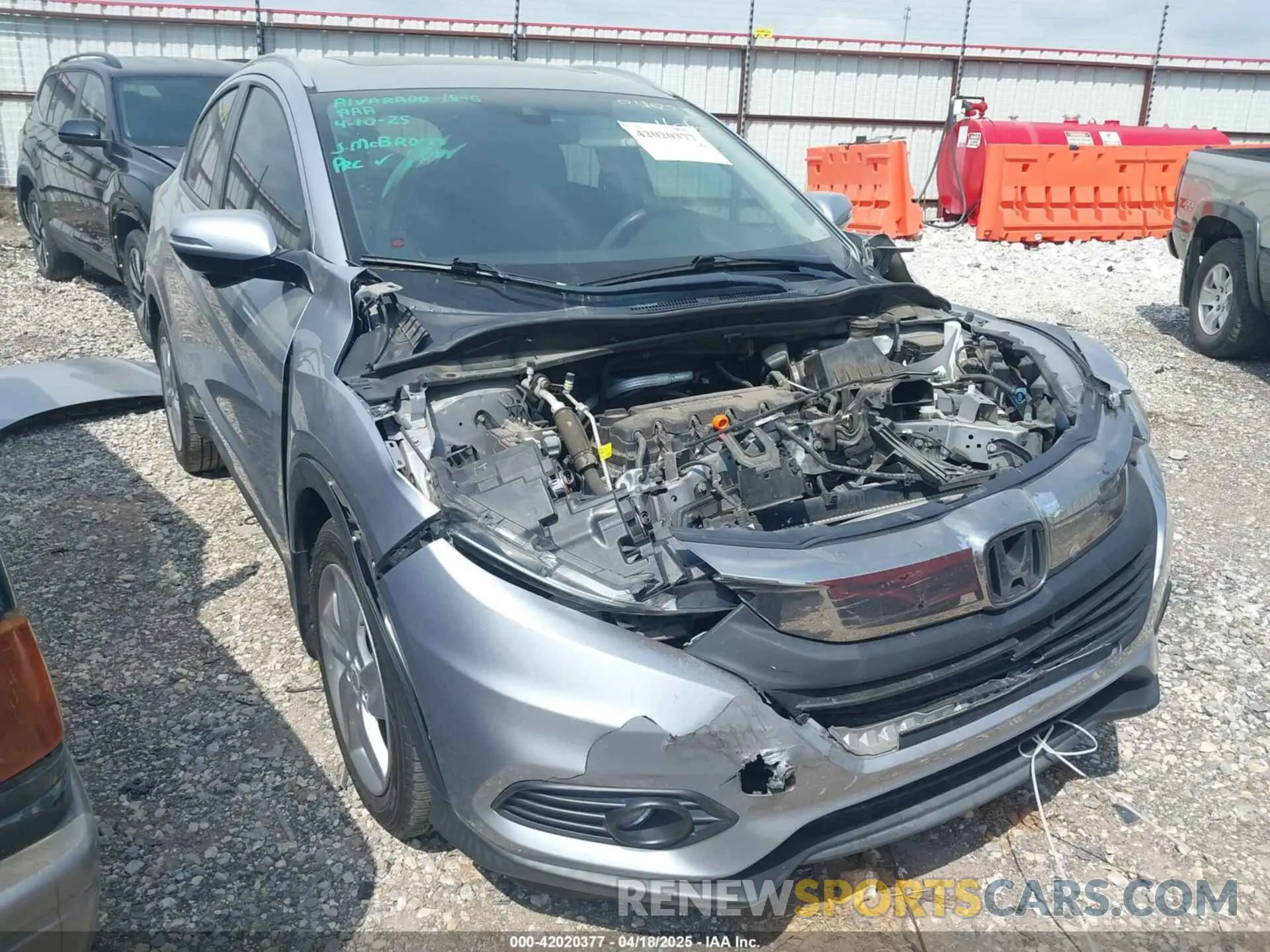 1 fotografías del automóvil dañado 3CZRU5H53KM718483 HONDA HR-V 2019