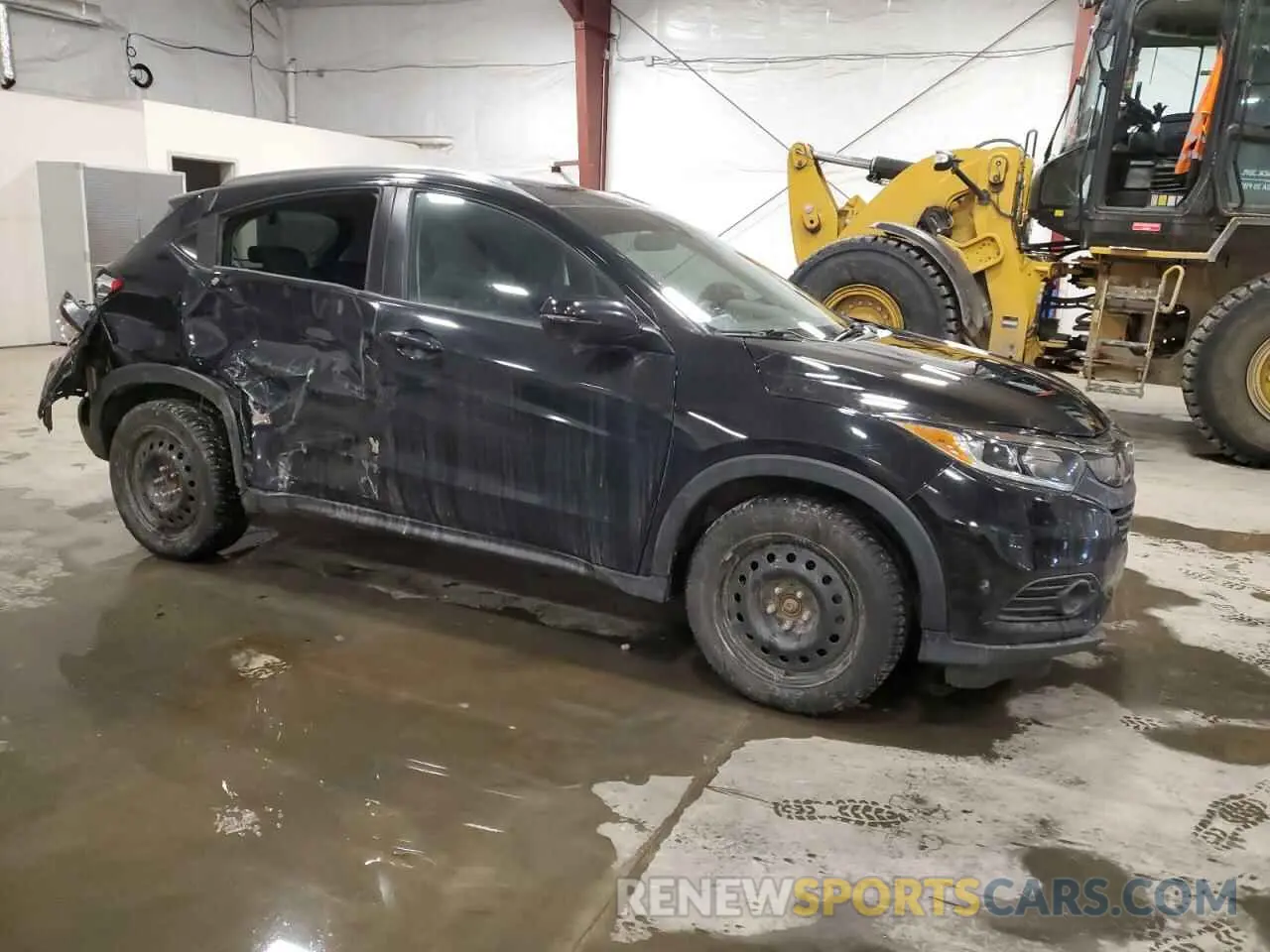4 fotografías del automóvil dañado 3CZRU5H53KM724722 HONDA HR-V 2019