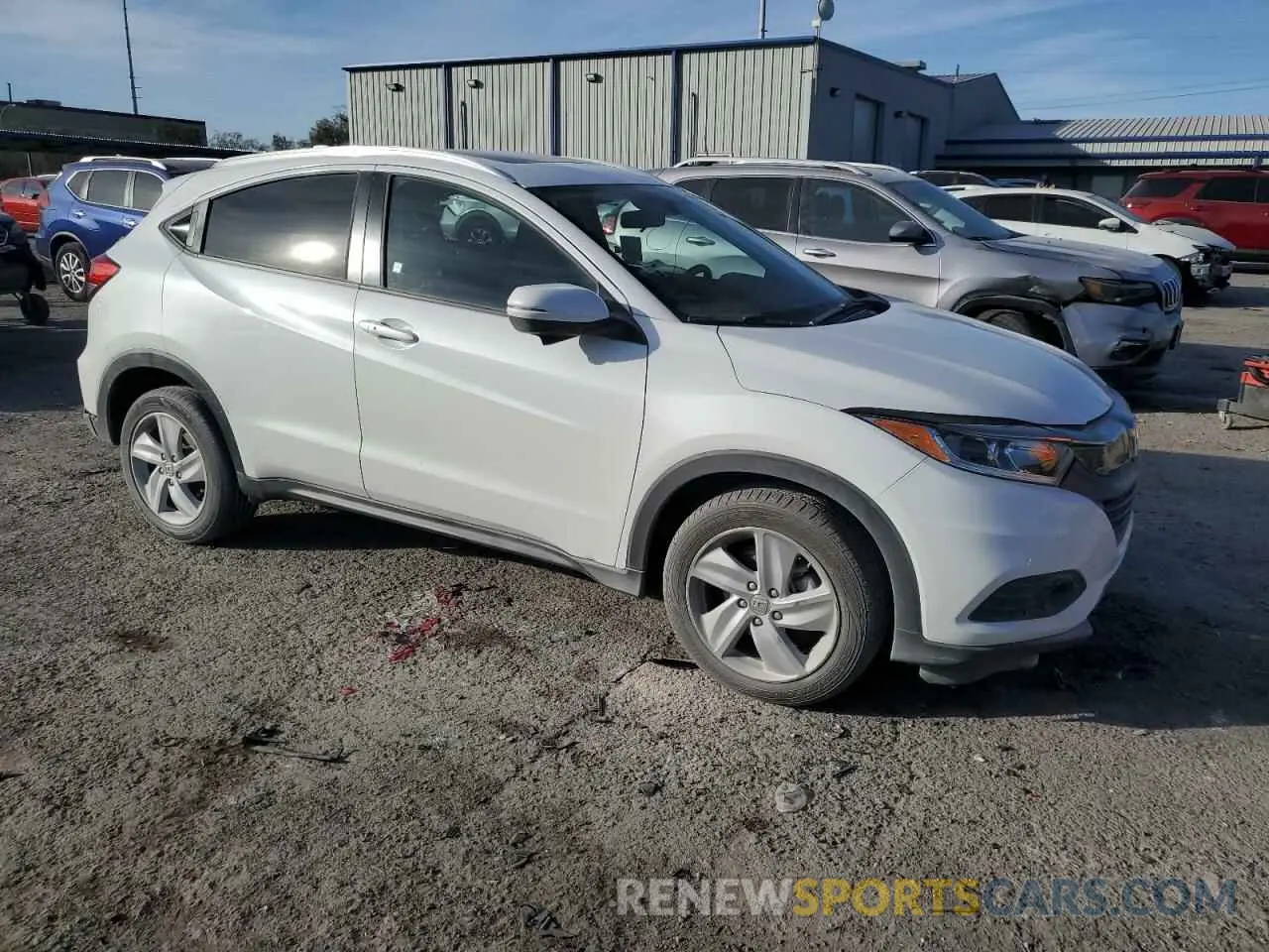 4 fotografías del automóvil dañado 3CZRU5H54KM704348 HONDA HR-V 2019