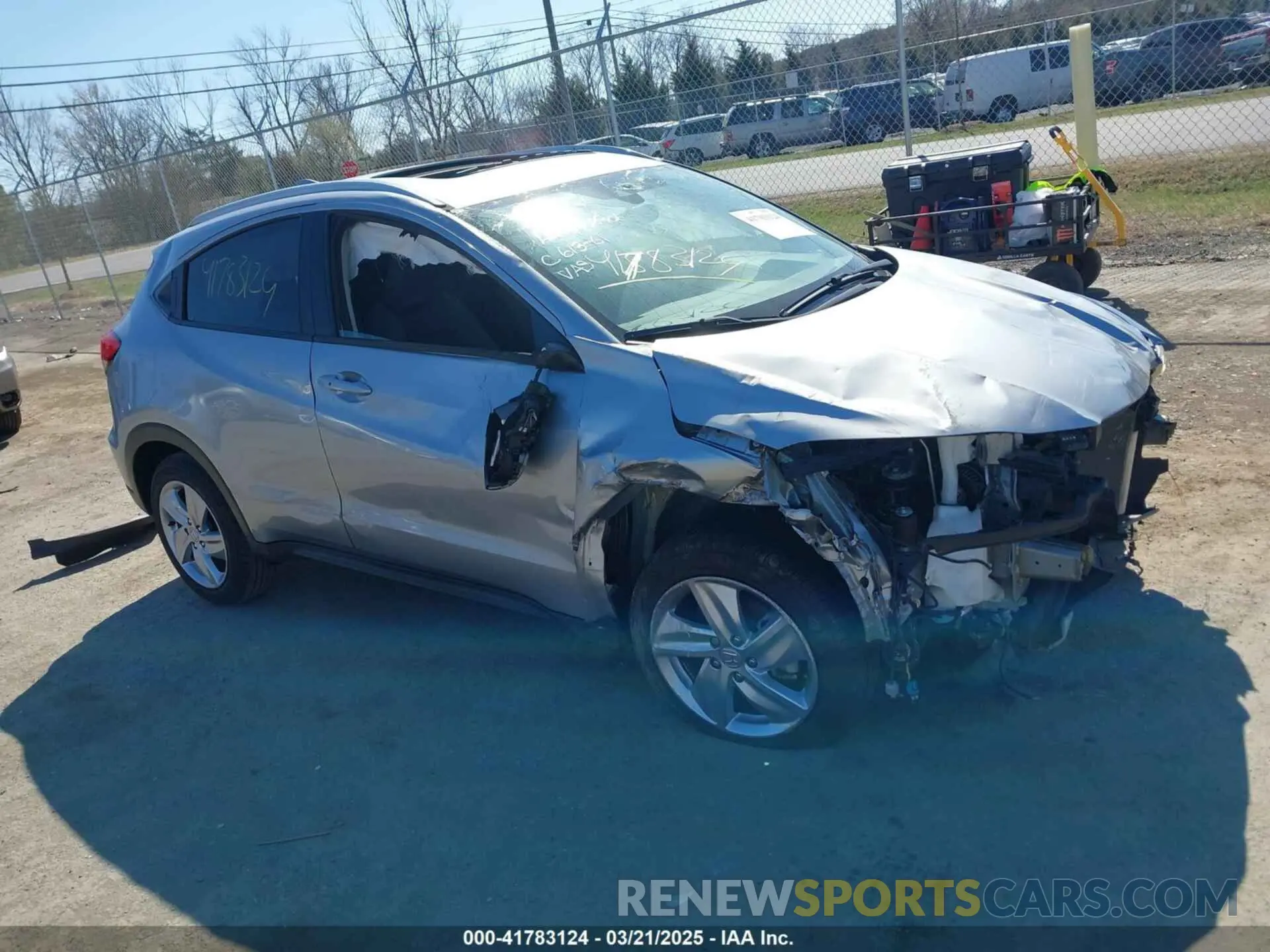1 fotografías del automóvil dañado 3CZRU5H54KM728584 HONDA HR-V 2019