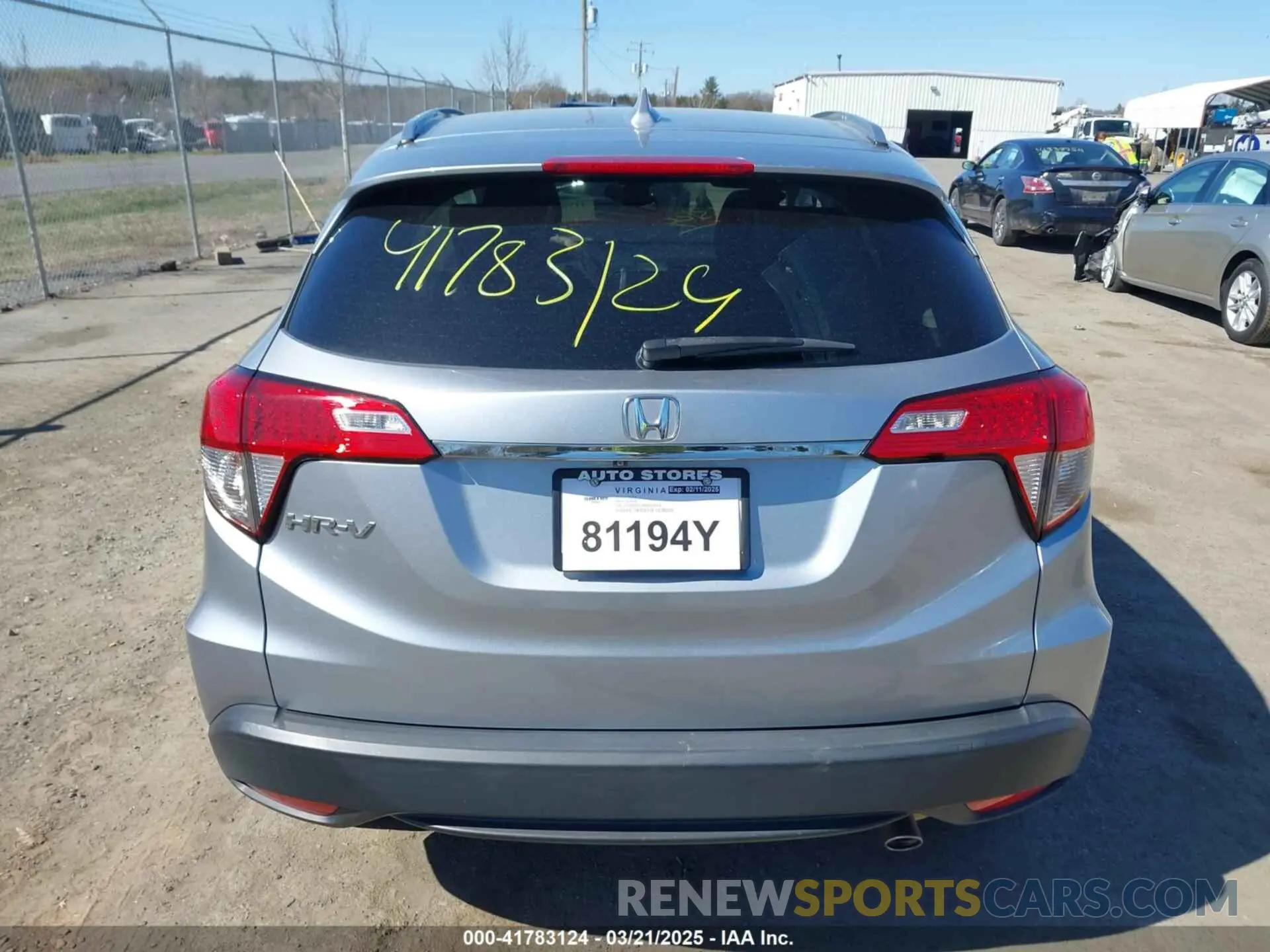 16 fotografías del automóvil dañado 3CZRU5H54KM728584 HONDA HR-V 2019