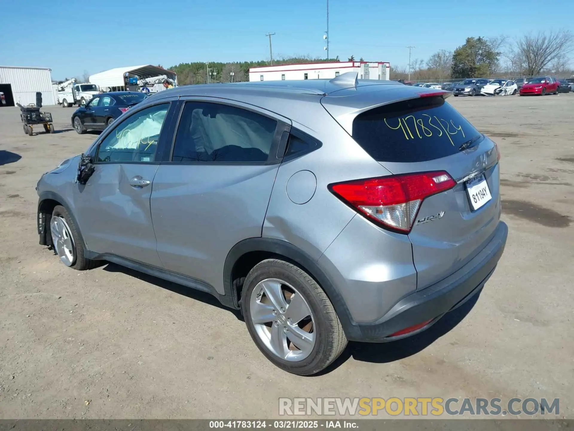 3 fotografías del automóvil dañado 3CZRU5H54KM728584 HONDA HR-V 2019