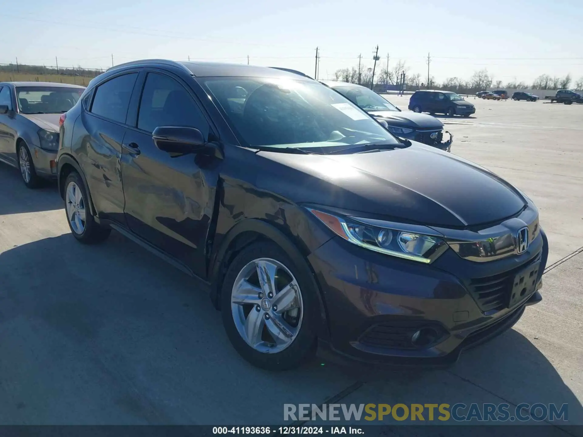1 fotografías del automóvil dañado 3CZRU5H55KM704942 HONDA HR-V 2019