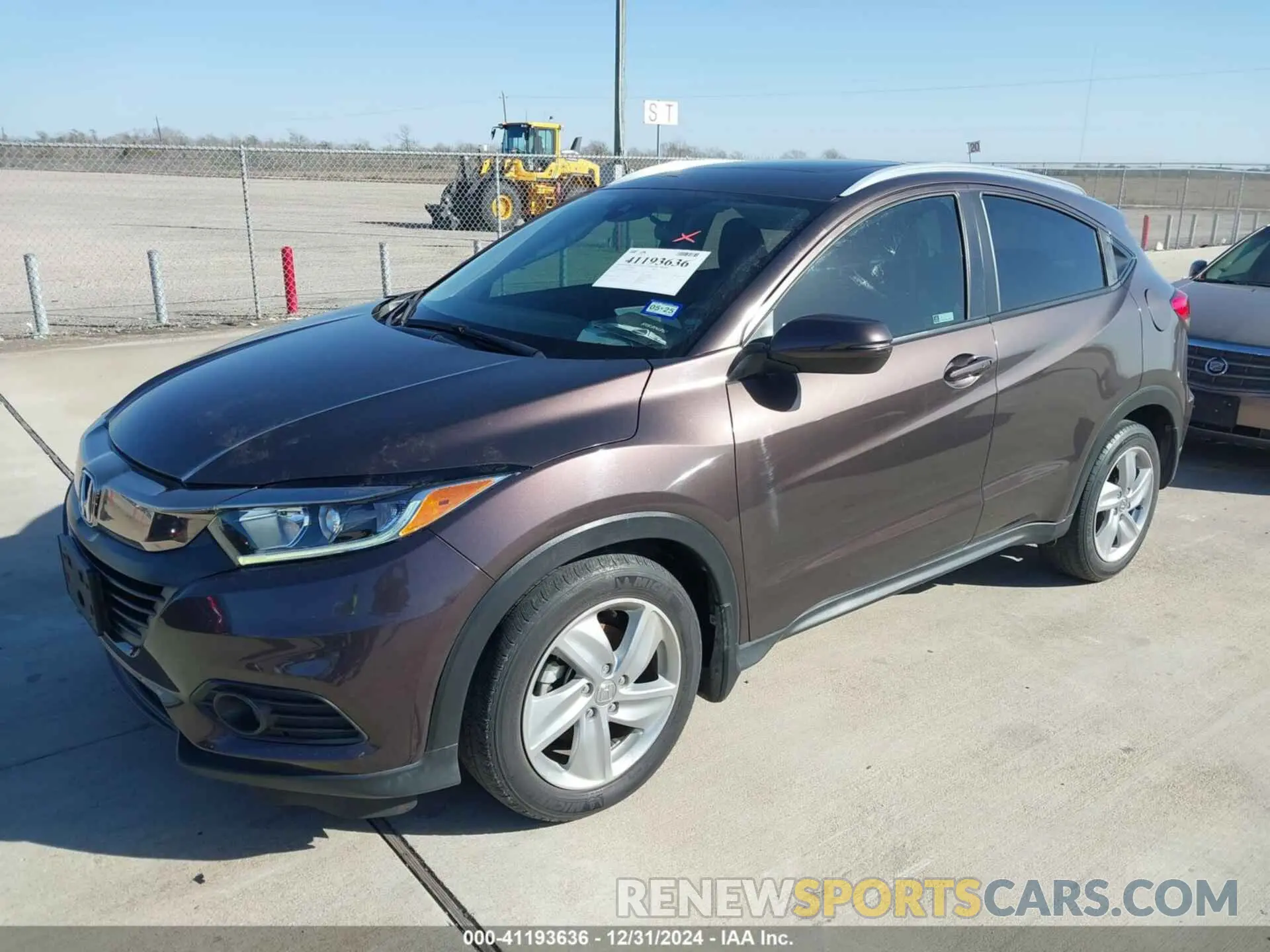 2 fotografías del automóvil dañado 3CZRU5H55KM704942 HONDA HR-V 2019