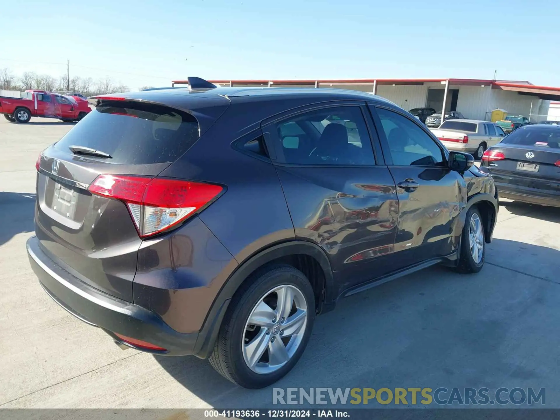 4 fotografías del automóvil dañado 3CZRU5H55KM704942 HONDA HR-V 2019