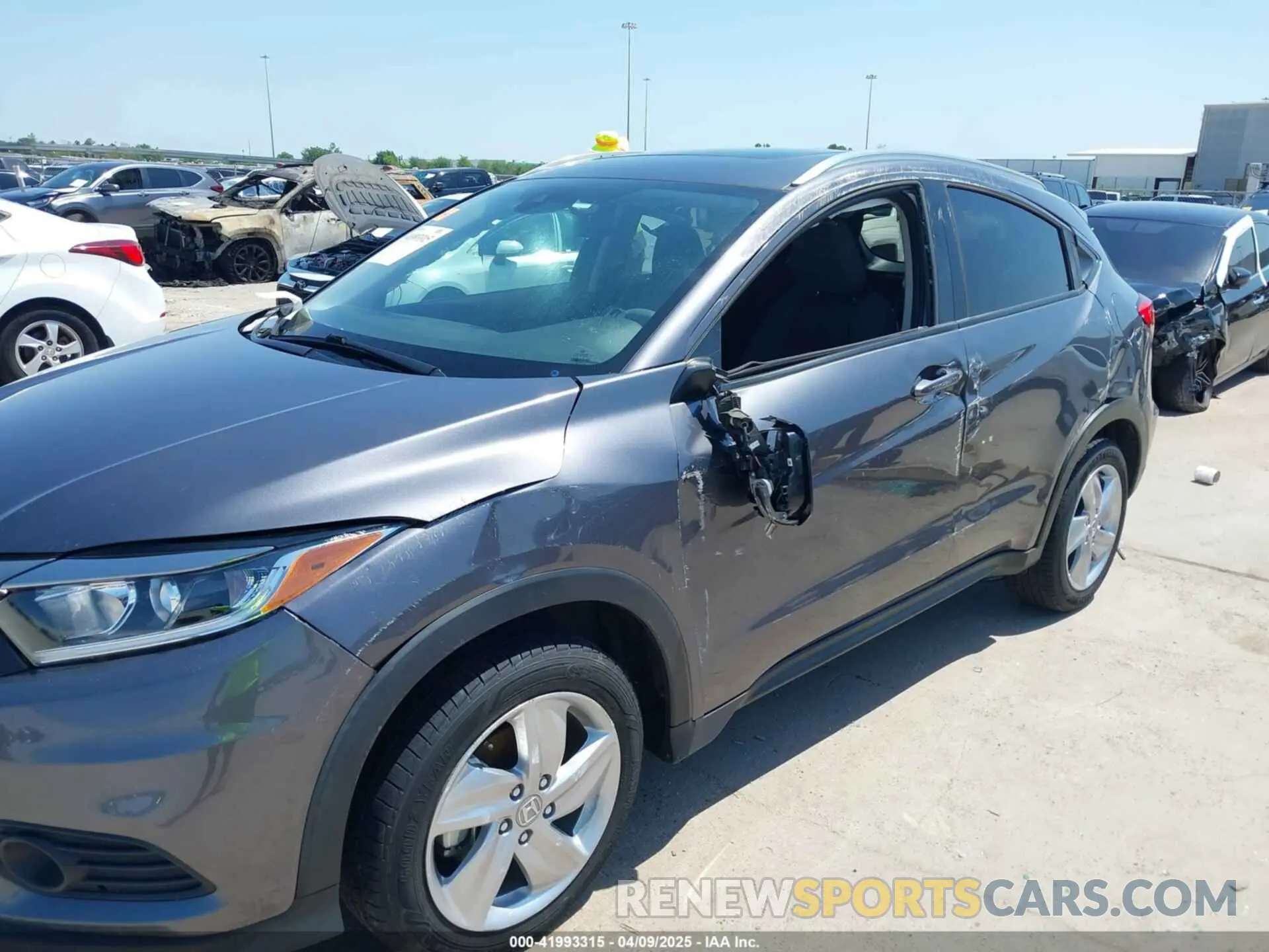 6 fotografías del automóvil dañado 3CZRU5H55KM721708 HONDA HR-V 2019