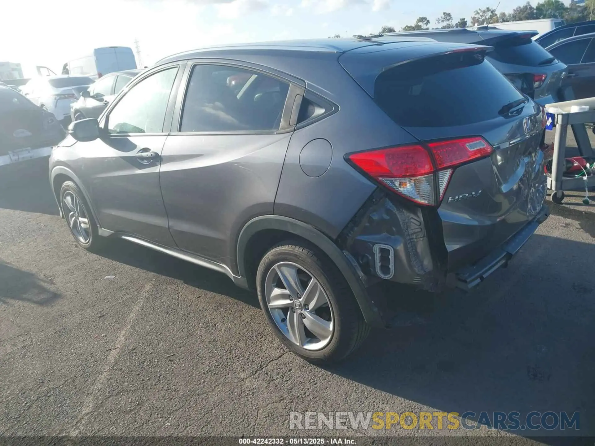 3 fotografías del automóvil dañado 3CZRU5H57KM729518 HONDA HR-V 2019