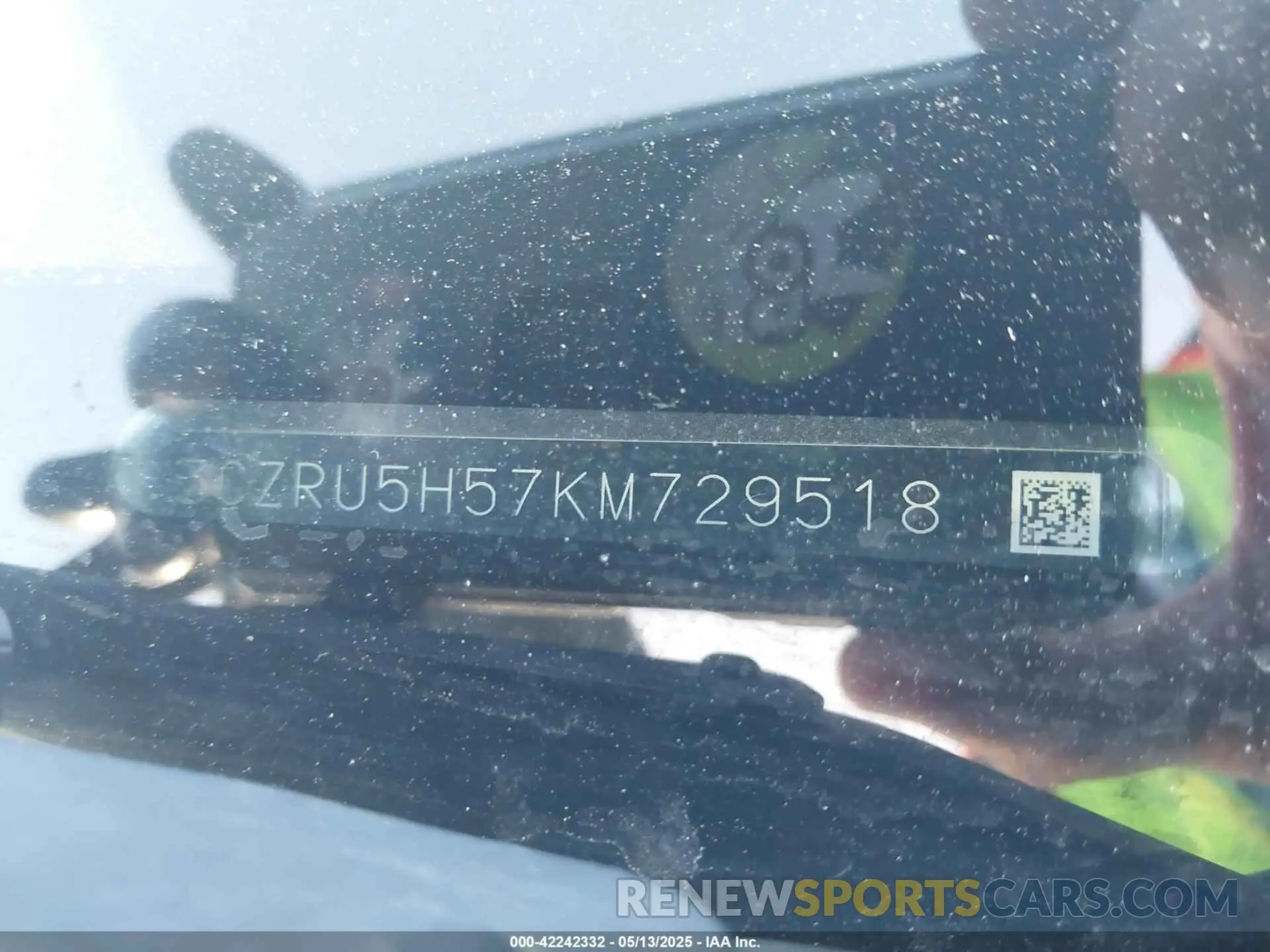9 fotografías del automóvil dañado 3CZRU5H57KM729518 HONDA HR-V 2019