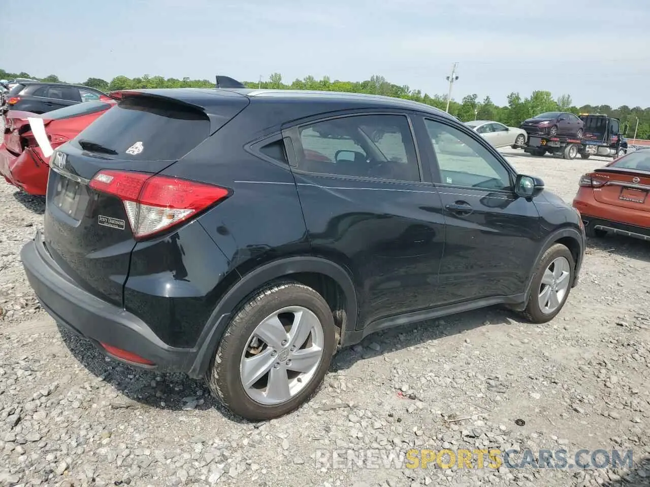 3 fotografías del automóvil dañado 3CZRU5H58KM711514 HONDA HR-V 2019