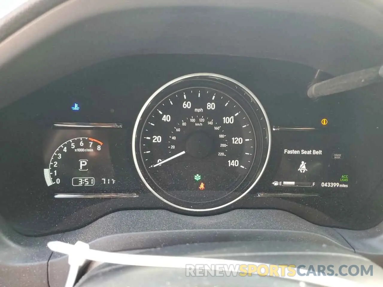 9 fotografías del automóvil dañado 3CZRU5H59KM724725 HONDA HR-V 2019