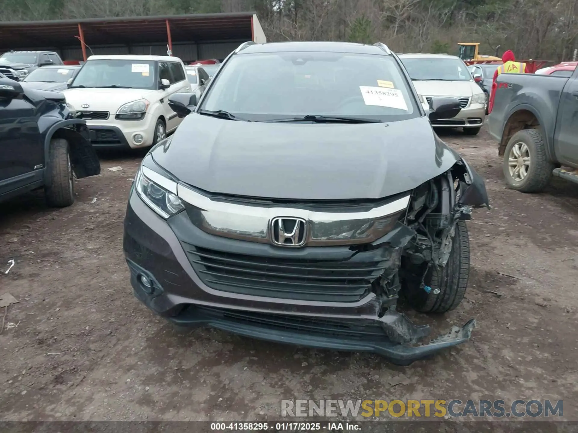 12 fotografías del automóvil dañado 3CZRU5H5XKM707982 HONDA HR-V 2019