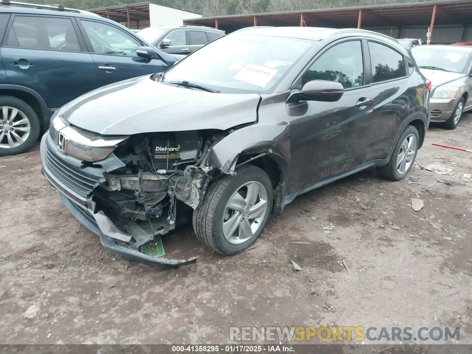 2 fotografías del automóvil dañado 3CZRU5H5XKM707982 HONDA HR-V 2019