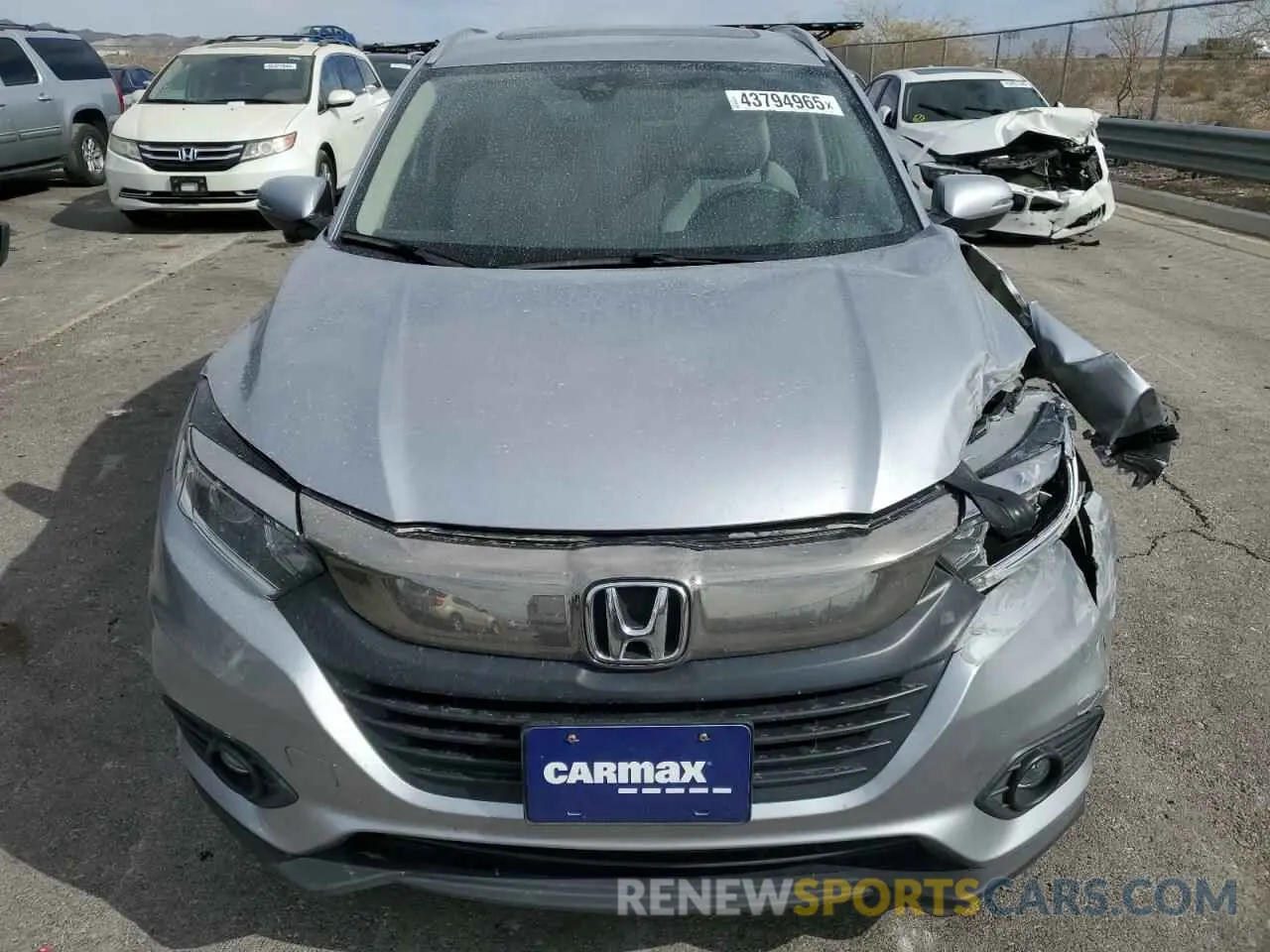 5 fotografías del automóvil dañado 3CZRU5H5XKM729996 HONDA HR-V 2019