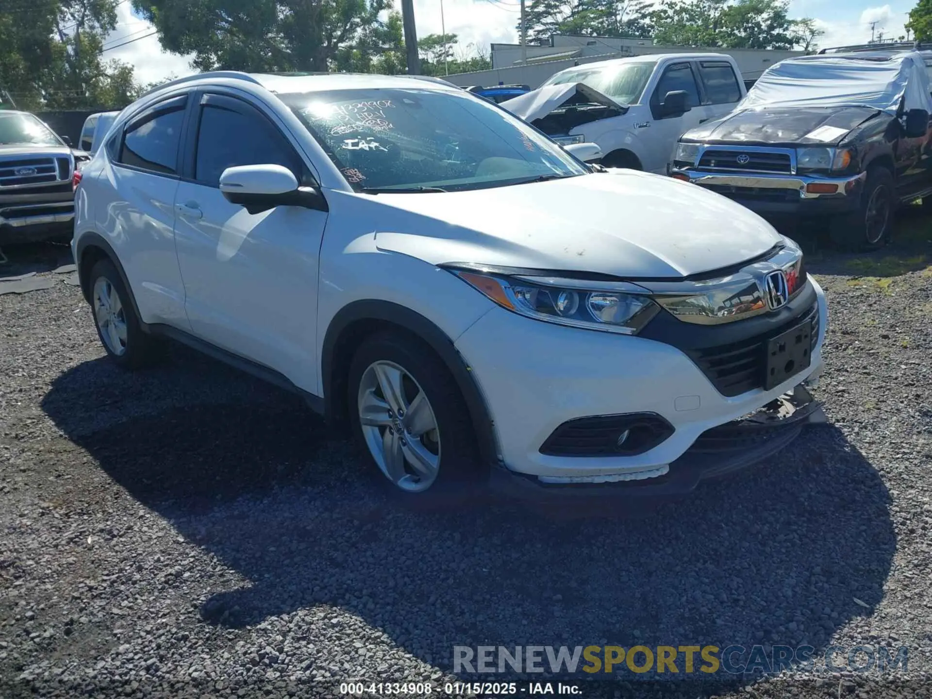 1 fotografías del automóvil dañado 3CZRU5H77KM701428 HONDA HR-V 2019