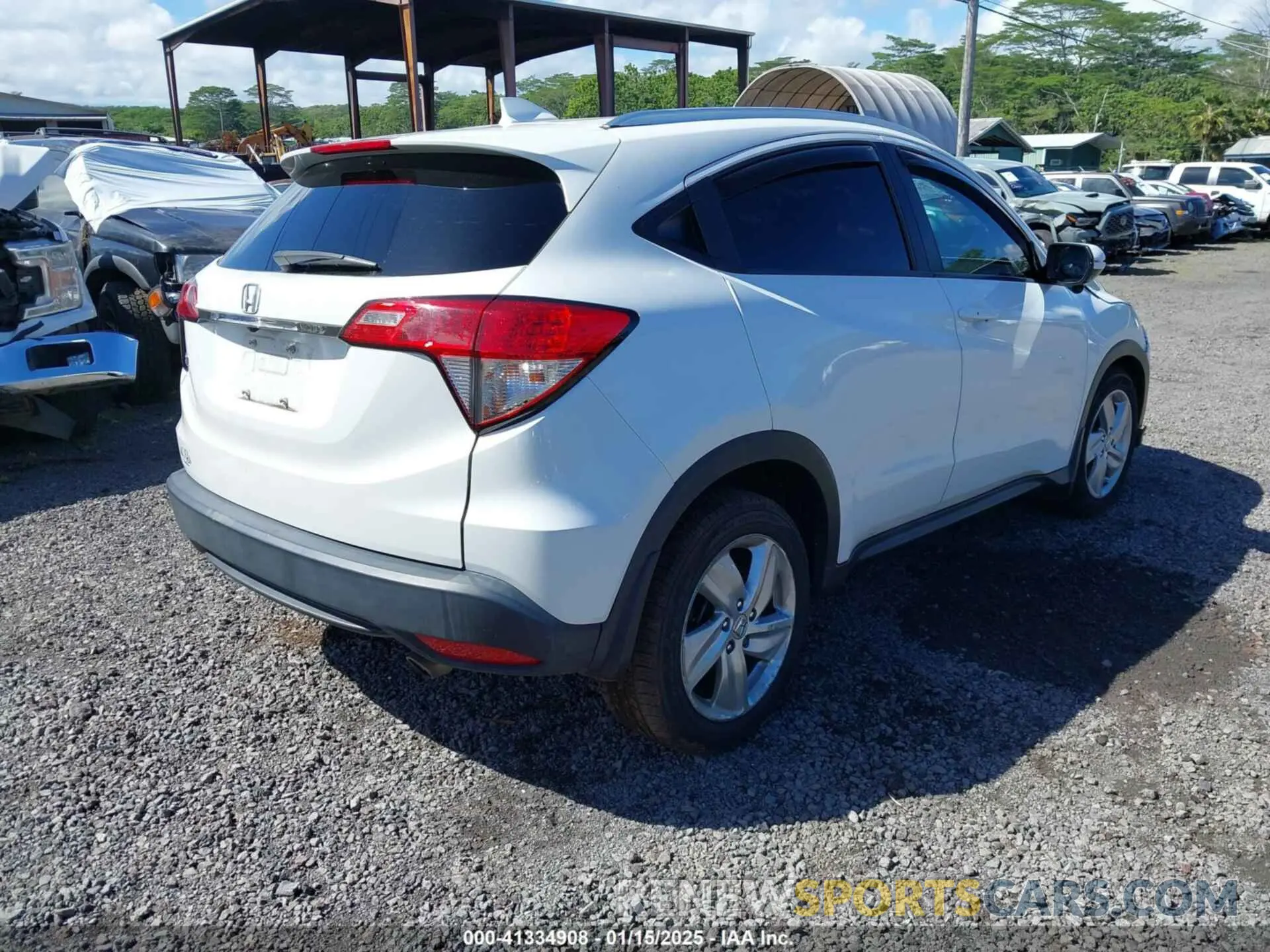 4 fotografías del automóvil dañado 3CZRU5H77KM701428 HONDA HR-V 2019