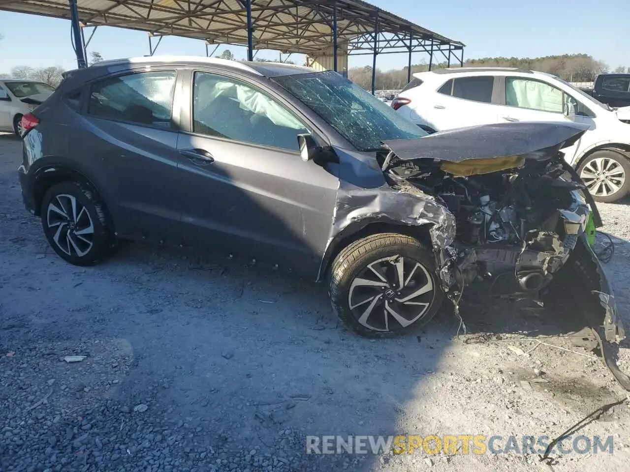 4 fotografías del automóvil dañado 3CZRU6H11KG719147 HONDA HR-V 2019