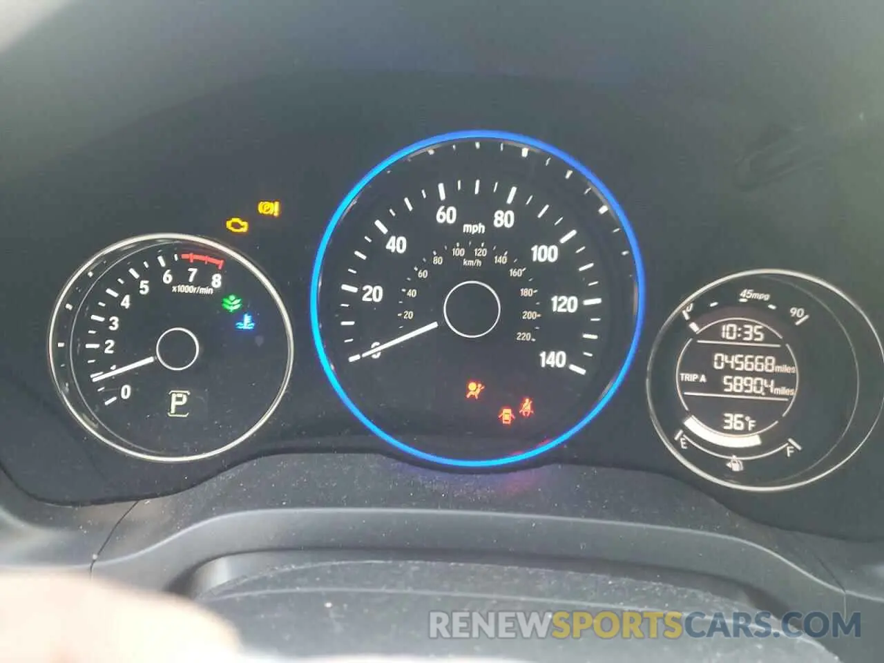 9 fotografías del automóvil dañado 3CZRU6H11KG719147 HONDA HR-V 2019