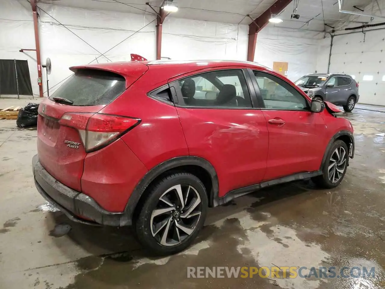 3 fotografías del automóvil dañado 3CZRU6H12KG700669 HONDA HR-V 2019