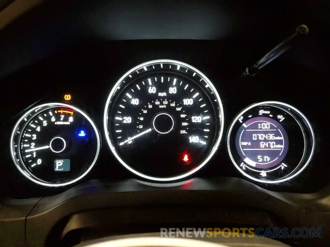 9 fotografías del automóvil dañado 3CZRU6H12KG700669 HONDA HR-V 2019
