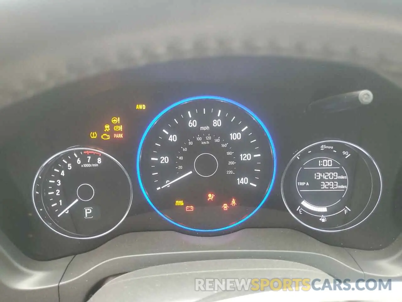 9 fotografías del automóvil dañado 3CZRU6H13KG703449 HONDA HR-V 2019
