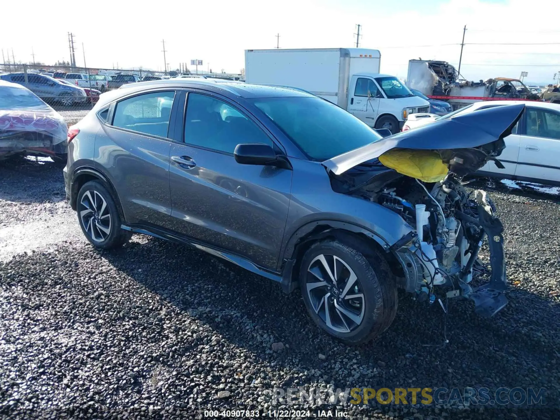 1 fotografías del automóvil dañado 3CZRU6H13KG714144 HONDA HR-V 2019