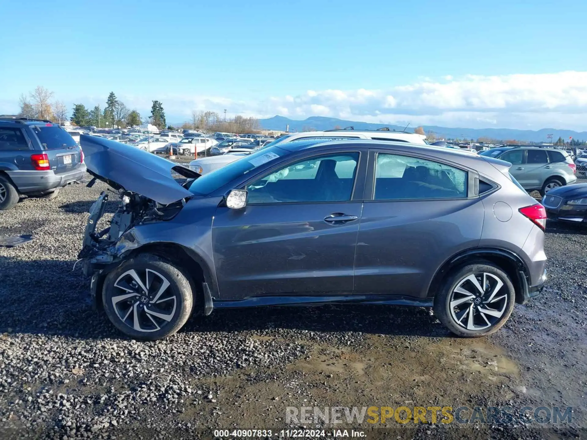 15 fotografías del automóvil dañado 3CZRU6H13KG714144 HONDA HR-V 2019