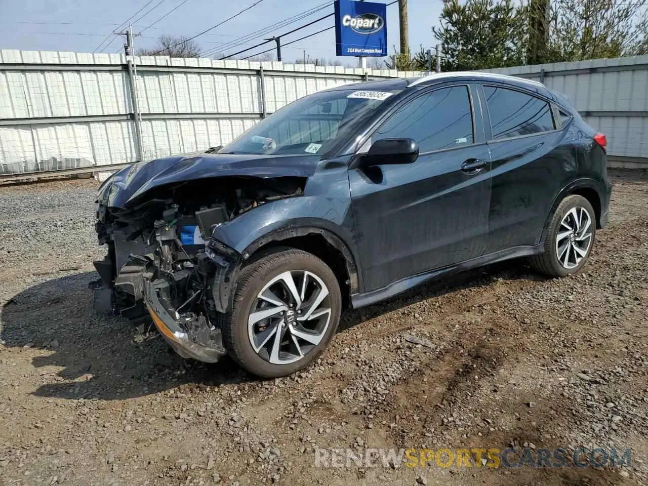 1 fotografías del automóvil dañado 3CZRU6H13KG726830 HONDA HR-V 2019