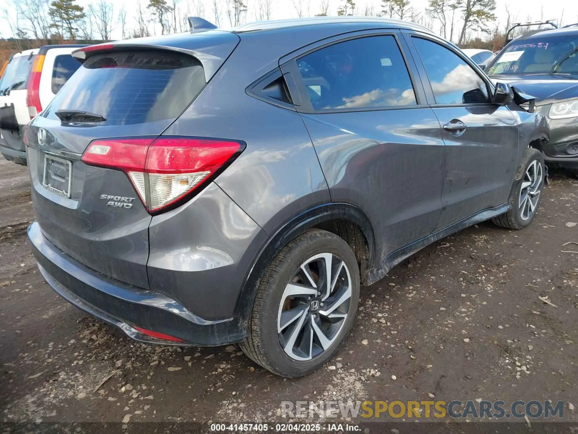 4 fotografías del automóvil dañado 3CZRU6H13KG733602 HONDA HR-V 2019