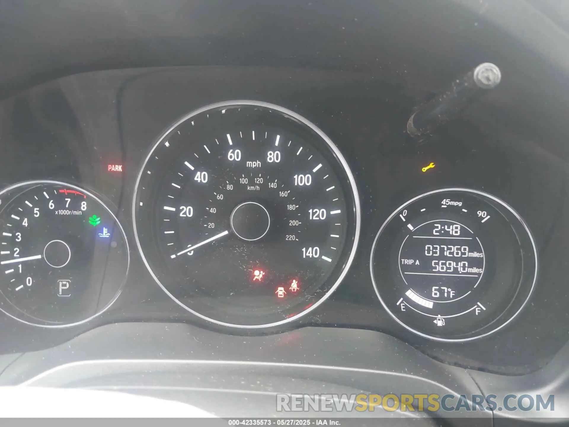 7 fotografías del automóvil dañado 3CZRU6H14KG701144 HONDA HR-V 2019